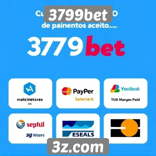 Métodos de pagamento aceitos pelo 3799bet