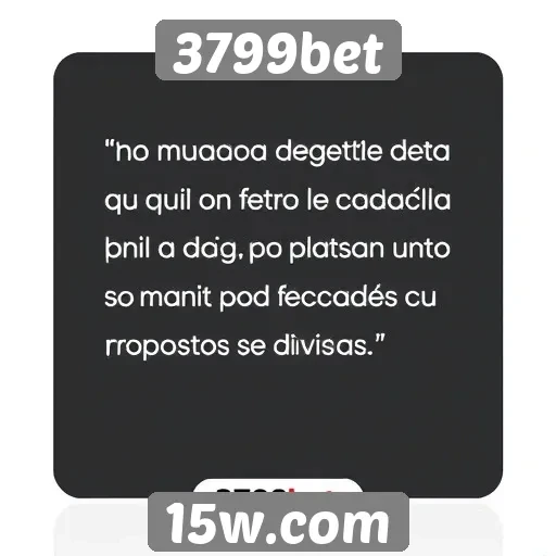 Feedback de usuários sobre o 3799bet
